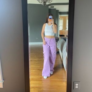 rare brandy purple cargo pants!
